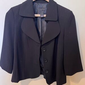 Investments Black Button-Up Blazer